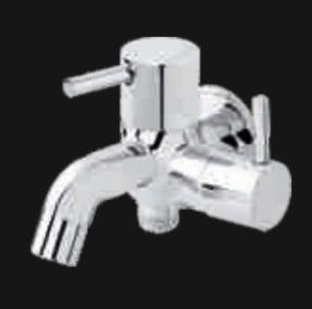 FLORENT 2 in 1 Bib Cock With Wall Flange