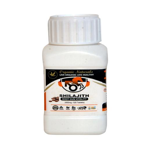 SHOT GUN - PERFORMANCE BOOSTER - SHILAJIT - 500MG TABLETS