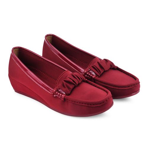 DOLLPHIN Women flat loafer Inn-122 Cherry