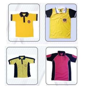 School Lining Half Sleeve Shirt