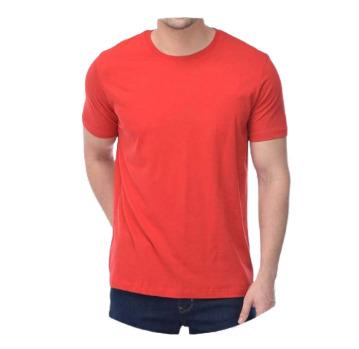 Dry-Fit Fabric Round Neck T-Shirt Red