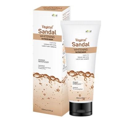 VEGETAL SANDAL FACEWASH WITH SANDAL WOOD EXTRACT