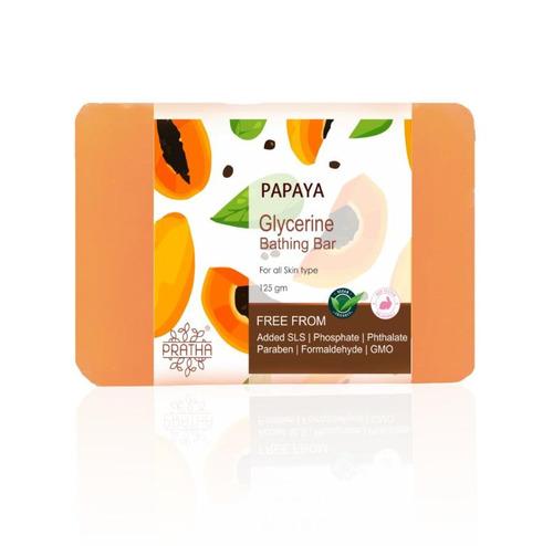 Papaya Glycerin Bathing Bar