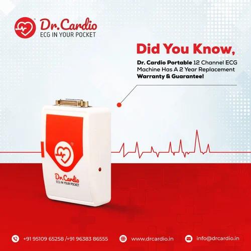 Dr.Cardio 12 Chaneel Tele ECG Machine