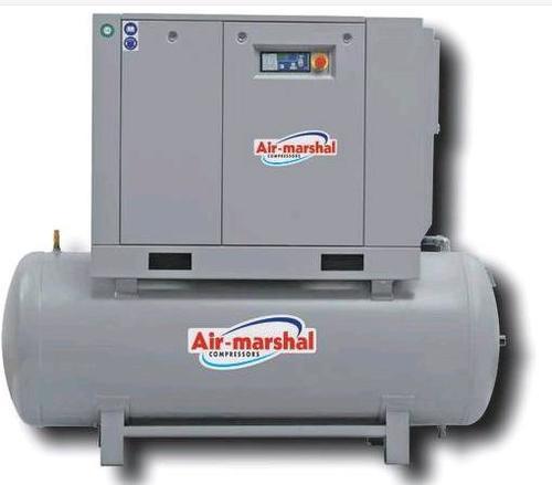 Tank Mounted Screw Compressor