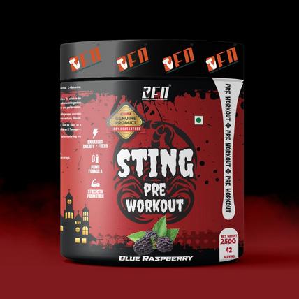 Sting Pre workout Blue Raspberry