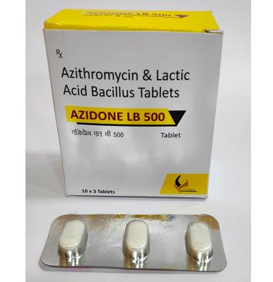 AZIDONE LB 500 TABLETS