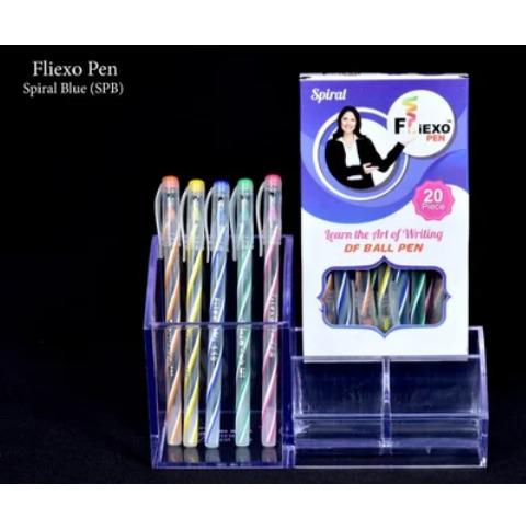 Fliexo Spiral Blue Ball Pen (SPB)