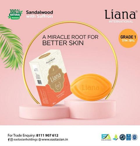 Liana International Sandalwood Oil with Saffron Soap