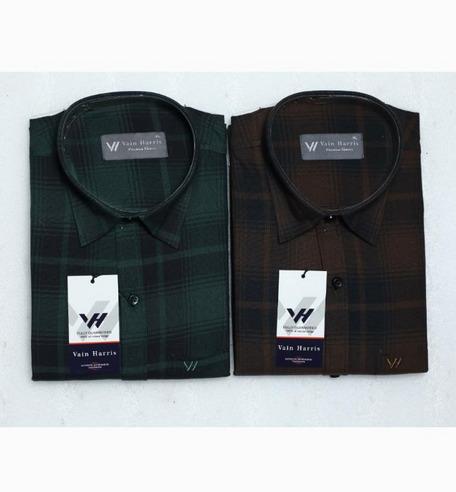 Liswan Premium Shirt Formal & Stylist Check Classic Shirt