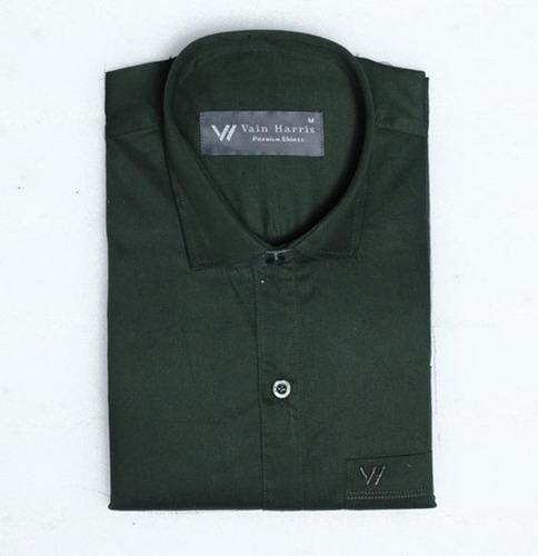 Liswan Premium Shirt Casual Classic Dark Green 