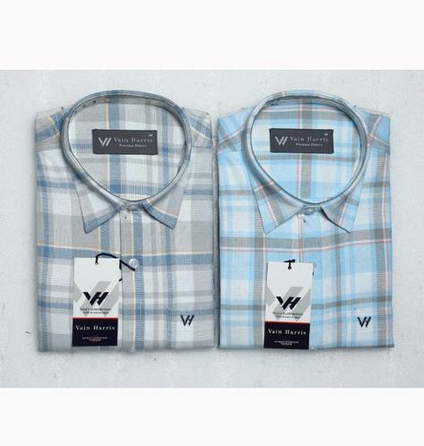 Liswan Premium Shirt Formal & Stylist Check Classic Shirt