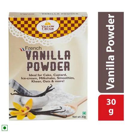 YELLOW CRUMB - French Vanilla Powder [Intense, Rich & Natural Sweet Aroma] - 30g
