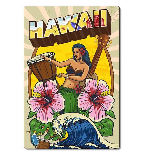 3D Lenticular Fridge Magnet - Hawaii