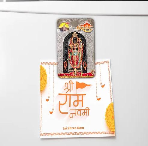 3D Lenticular Fridge Magnet - Ram lalla