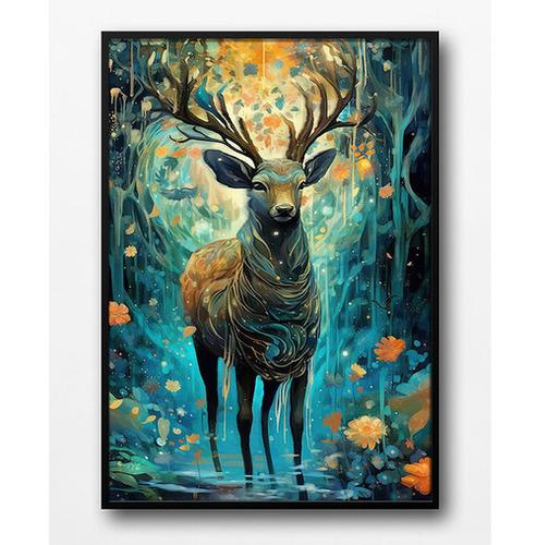 3D Lenticular Wall Frame - Aesthetic Deer
