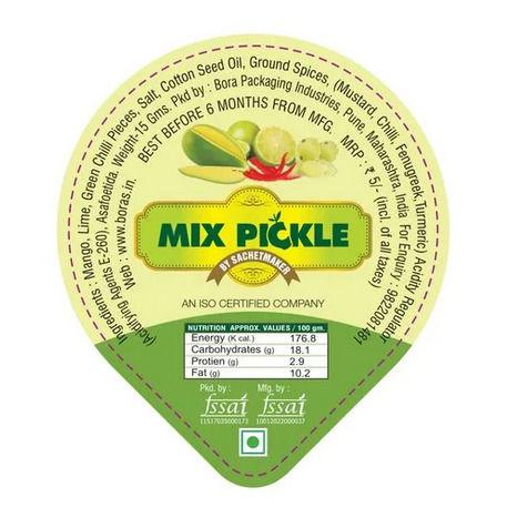 Mixed Pickle 15gms Blister Pack
