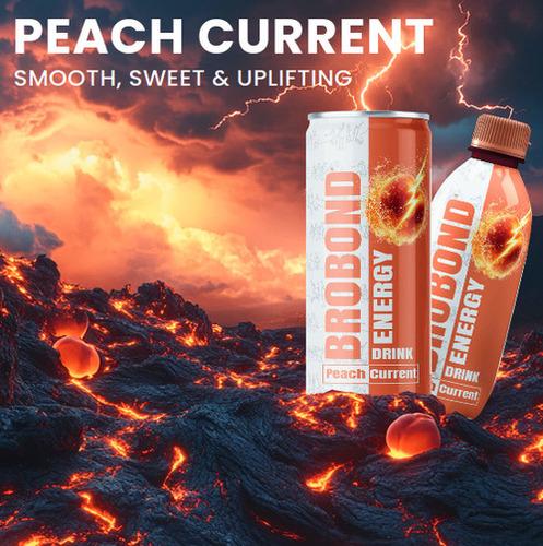 PEACH CURRENT ENERGY DRINK - BROBOND