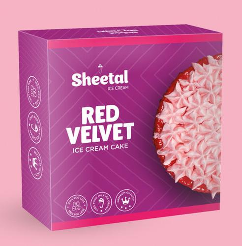 Red Velvet Ice Cream Cake