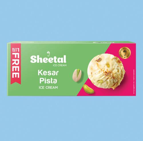 Kesar Pista Ice Cream