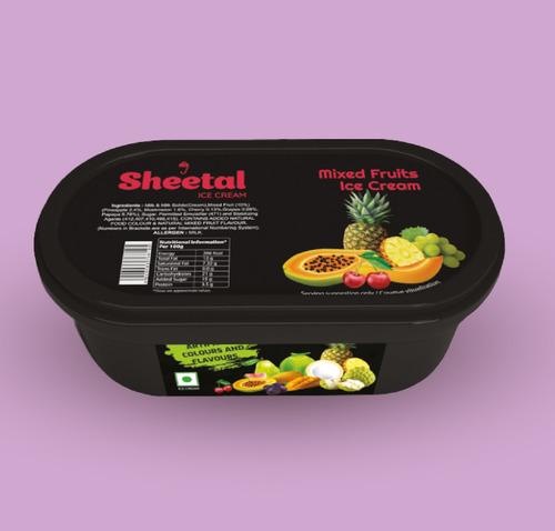 Mixed Fruit Ice Cream Cup