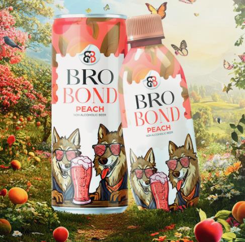 NON-ALCOHOLIC BEER - PEACH
