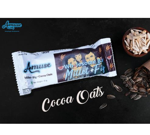 Cocoa Oats Millet Fig Bar