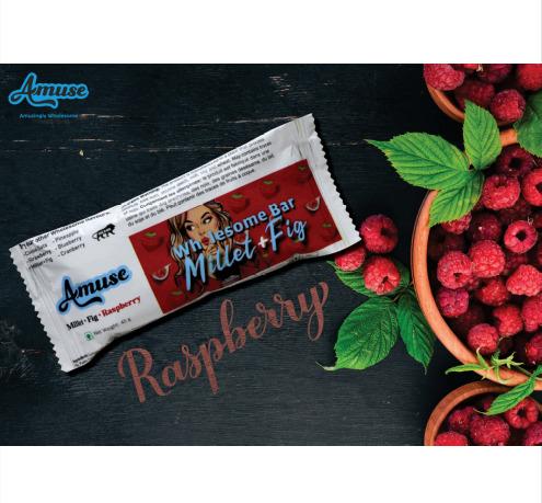 Raspberry Millet Fig Bar