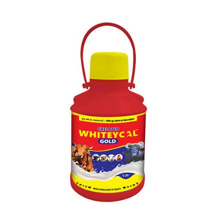 1L Chelated Whiteycal Gold Animal Feed Supplement