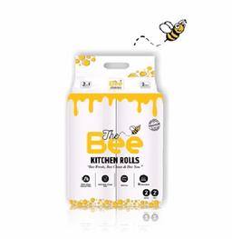 The Bee Kitchen Roll 2 in 1 100Pulls / 2Ply