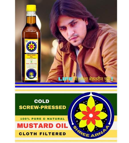 1 Ltr Shree Arnaa Cold Screw Pressed Mustard Oil
