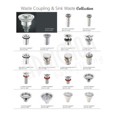 Waste Coupling & Sink Waste Collection
