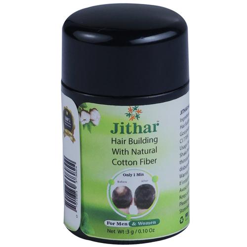 Jithar Hair Fiber - Bottles -3g (Black, Dark Brown, Light Brown)