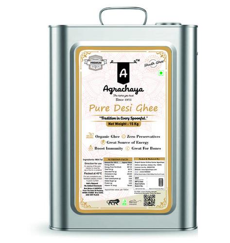 Pure Deshi Ghee 15KG TIN 