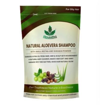 Havintha Natural Amla Reetha Shikakai and Aloevera Powder Shampoo