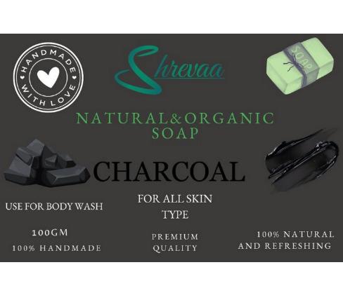 Natural & Organic Hand made Charcoal Bath soap