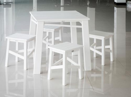 CROSS UPVC TABLE CHAIR