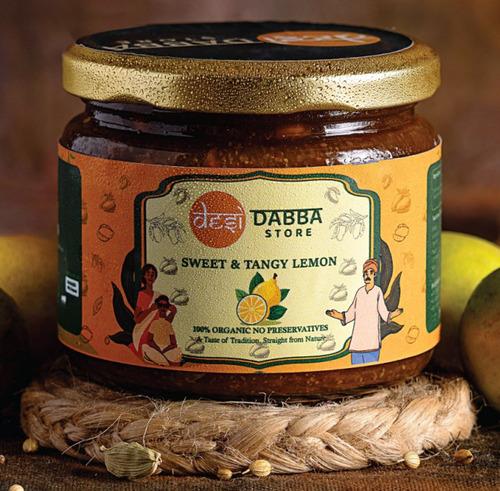 Organic Sweet & Tangy Lemon Pickle