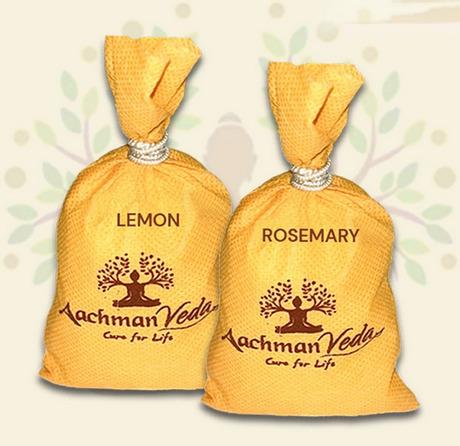 Lemon and Rosemery Car Perfume Pack of 2 (50 Gm Each)