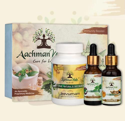 Immunity Booster Kit 2 (Jeevsatvam with Tulsi & Curcumin Drops)