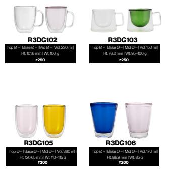 DOUBLE WALL GLASS COLLECTION