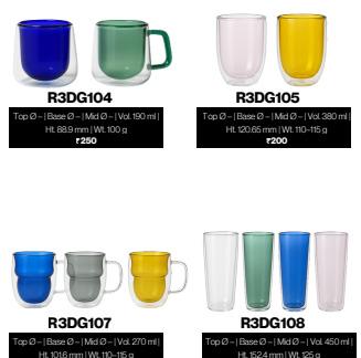 DOUBLE WALL GLASS COLLECTION