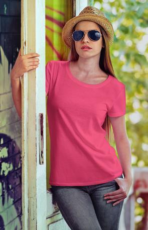 Classic Plain Womens T-Shirt