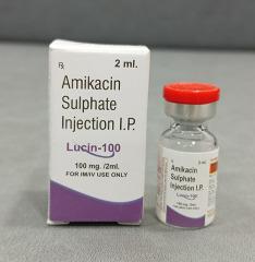 Amikacin Sulphate Injection IP 100mg 2ml