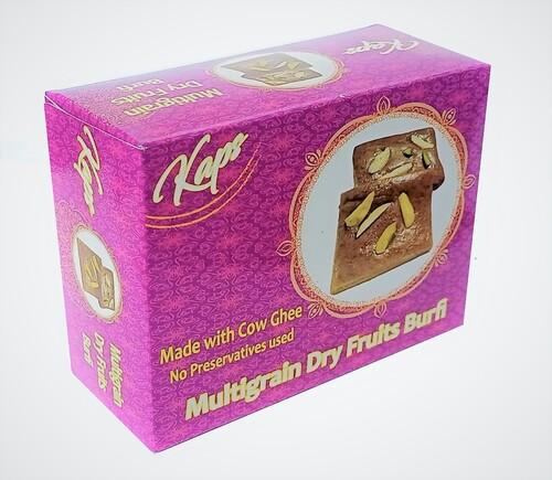 Multigrain Dry Fruits Burfi - 200 gm box