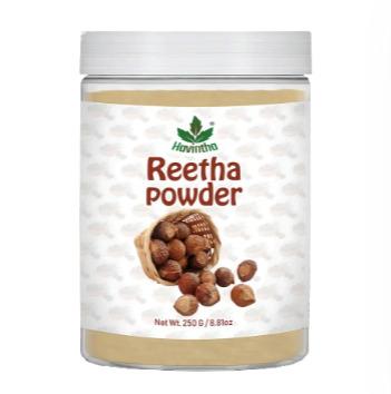 Havintha Natural Reetha Powder For Shiny Hair | Hair Care Powder