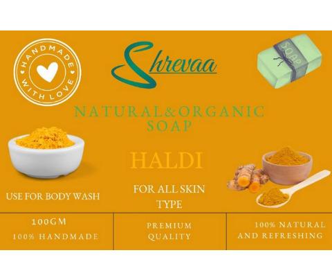 Natural & Organic Hand made Haldi Bath soap