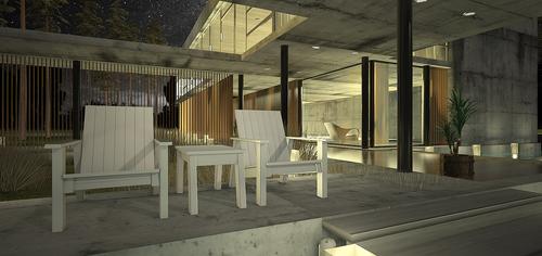 HOTEL RESORT UPVC TABLE CHAIR