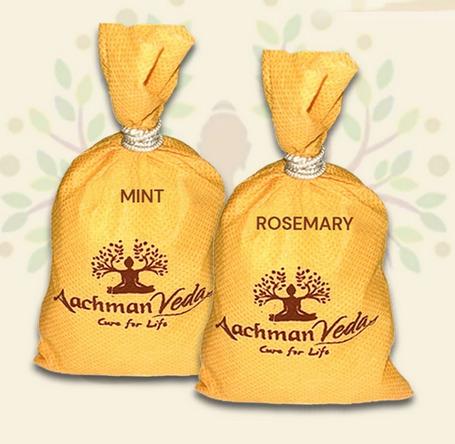 Mint and Rosmery Car Perfume Pack of 2 (50 Gm Each)