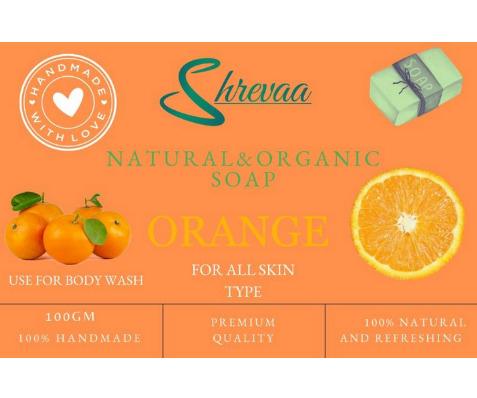 Natural & Organic Hand made Orange Bath soap
